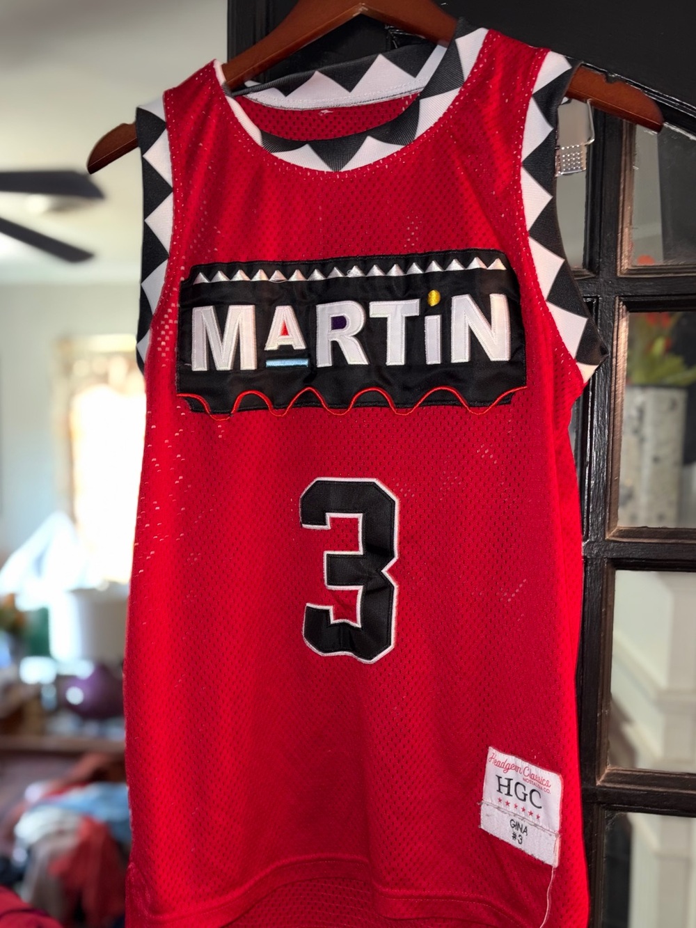 Headgear Classics "Martin" (Gina #3) red basketball jersey